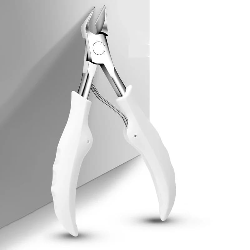Sharp stainless steel ingrown toenail and cuticle nipper — image 2