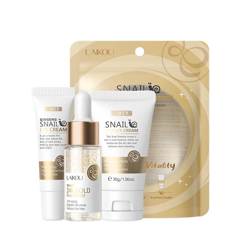 LAIKOU vitamin C face cream, serum and eye cream set — image 7