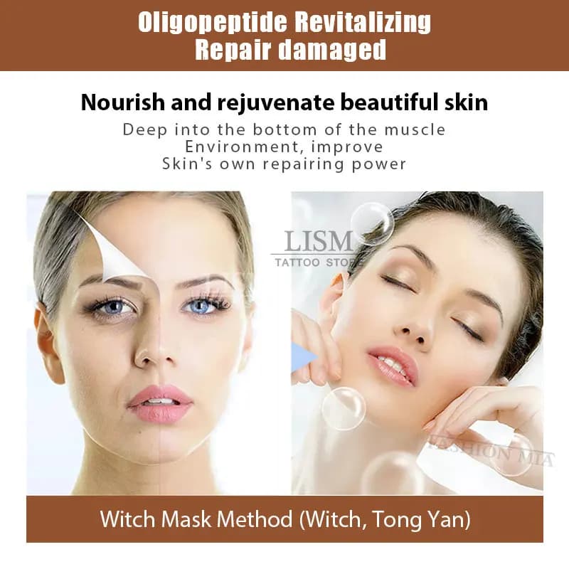 collagen peptide hyaluronic acid facial mask sheet — image 3