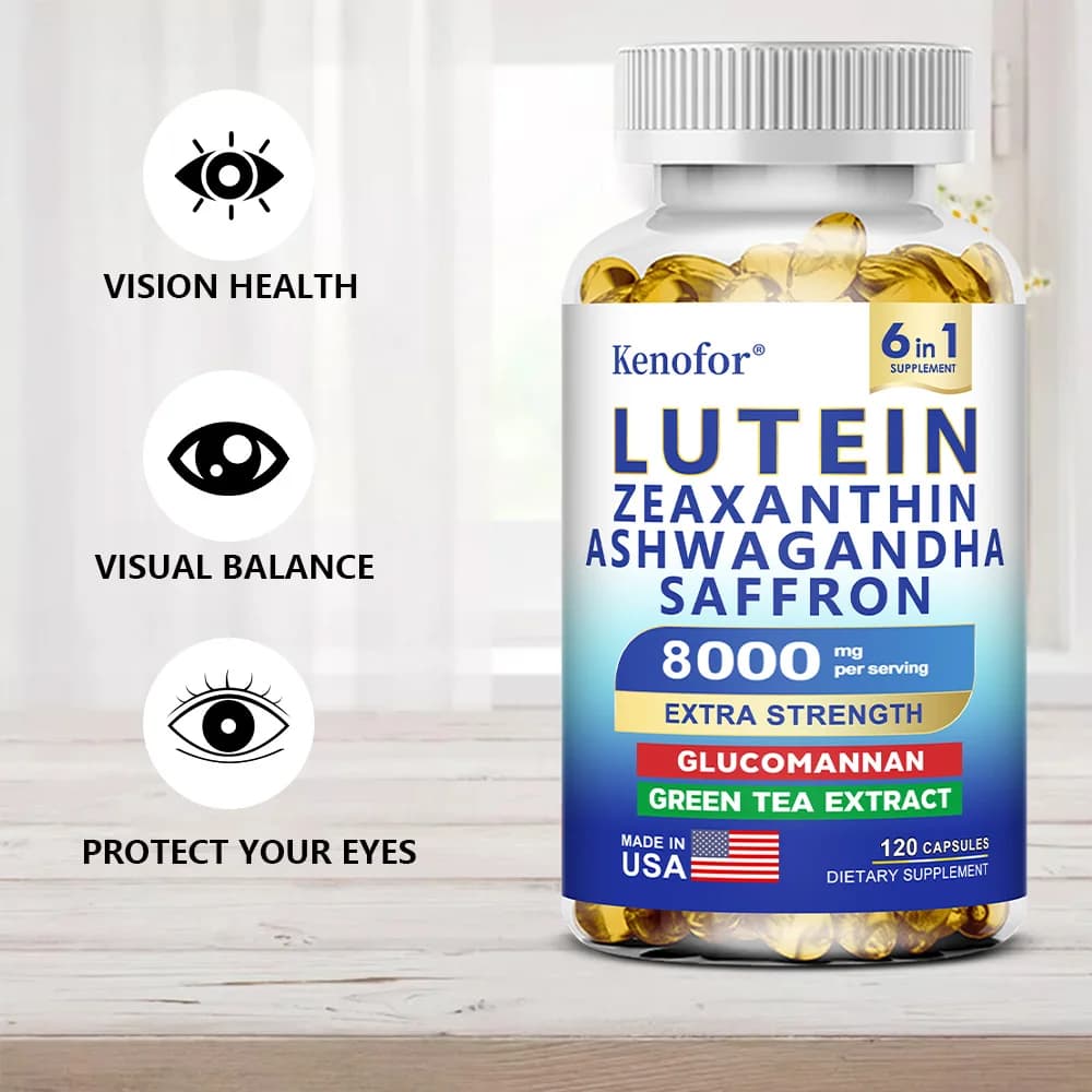 bottle of lutein and zeaxanthin supplement — image 2