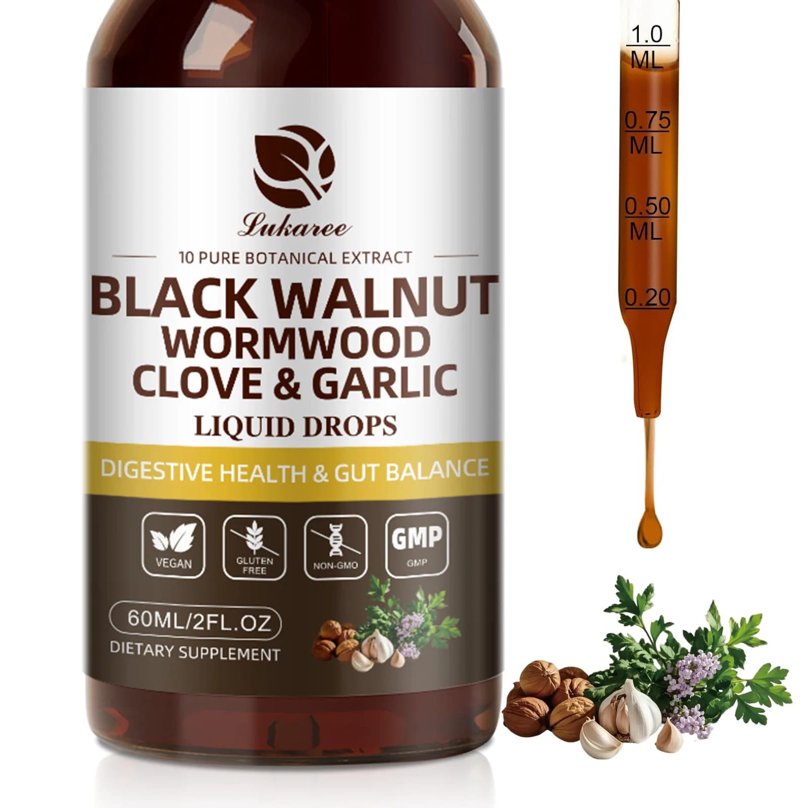 black walnut wormwood digestive cleanse drops — image 7