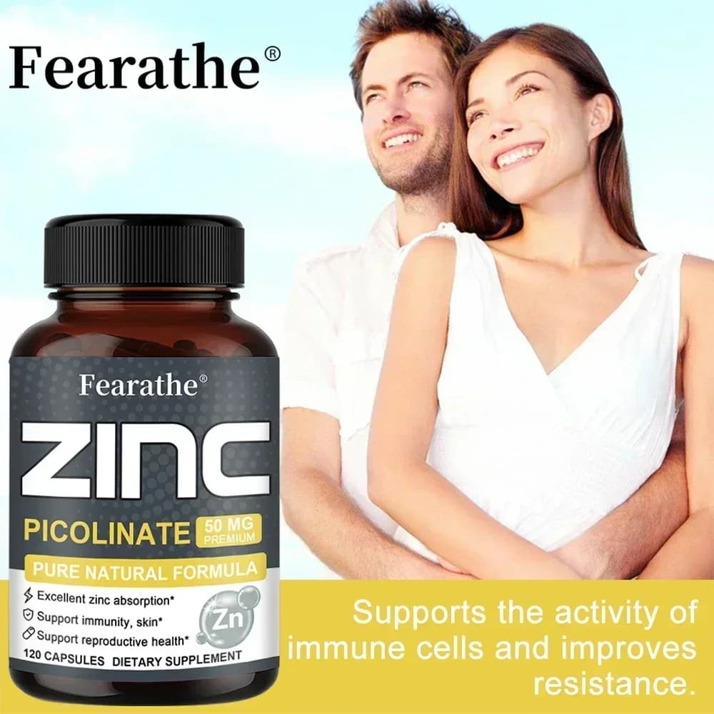 bottle of zinc 50 mg supplement — image 3