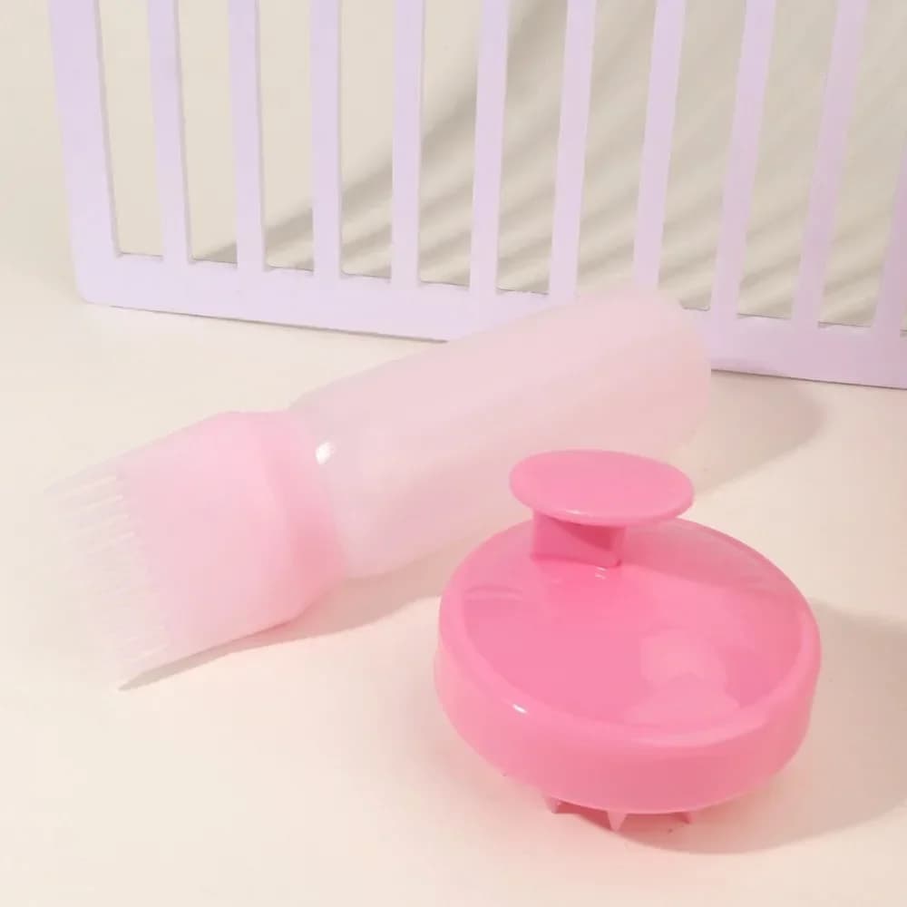 silicone scalp massage shampoo brush — image 5