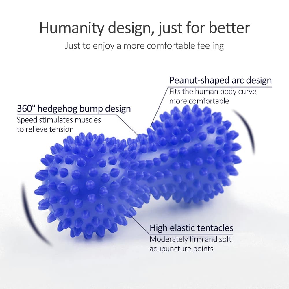 spiky peanut-shaped foot massage ball — image 4