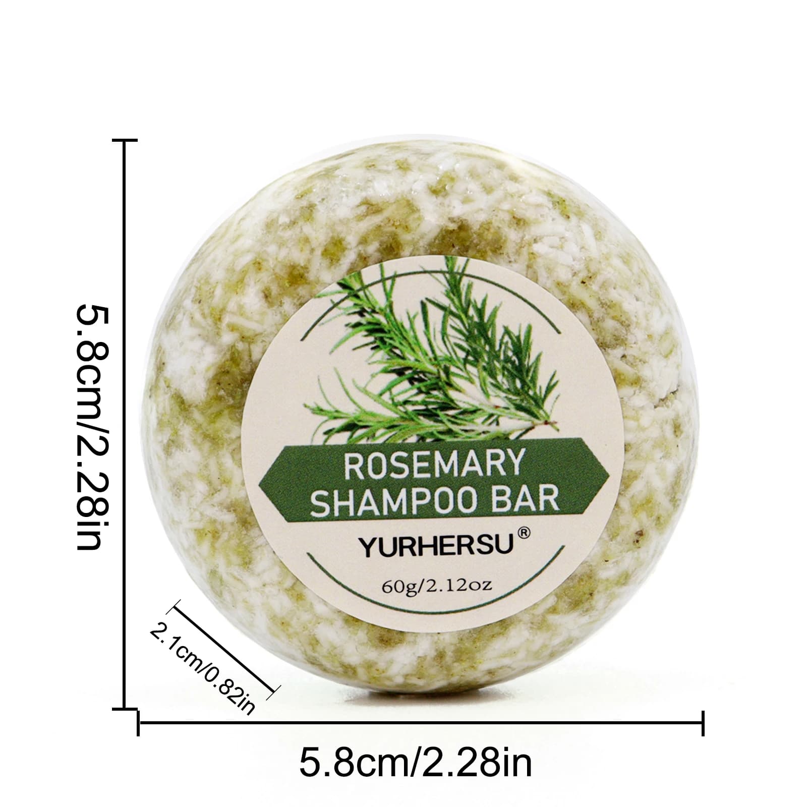 Rosemary shampoo bar soap — image 3