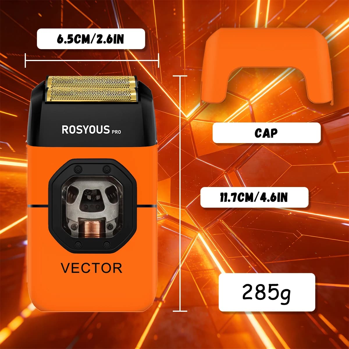 Rosyous RS-999 electric shaver with magnetic motor — image 6