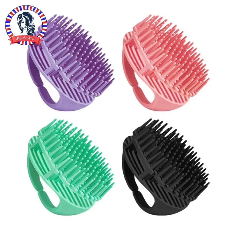 silicone scalp massage brush — image 3