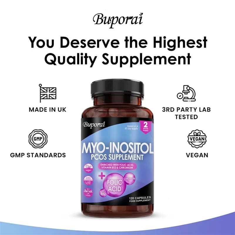 bottle of myo inositol supplement — image 5