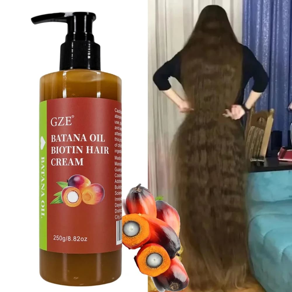 Batana Oil Biotin Hair Cream for Strong Hair