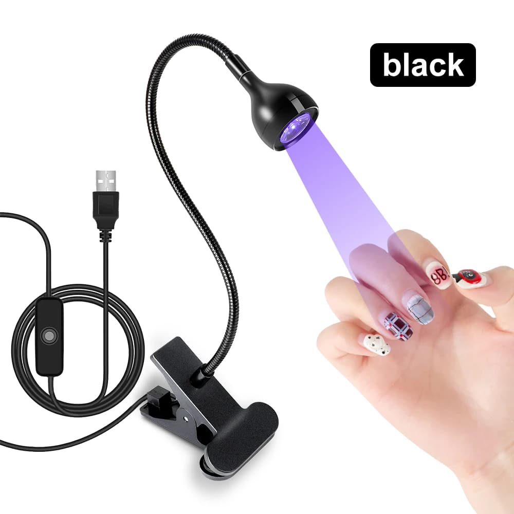 clip-on mini LED UV nail lamp — image 7
