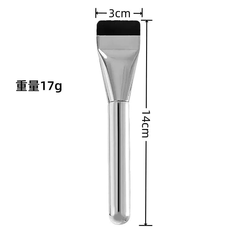 Ultra-thin flat head facial mask brush — image 4