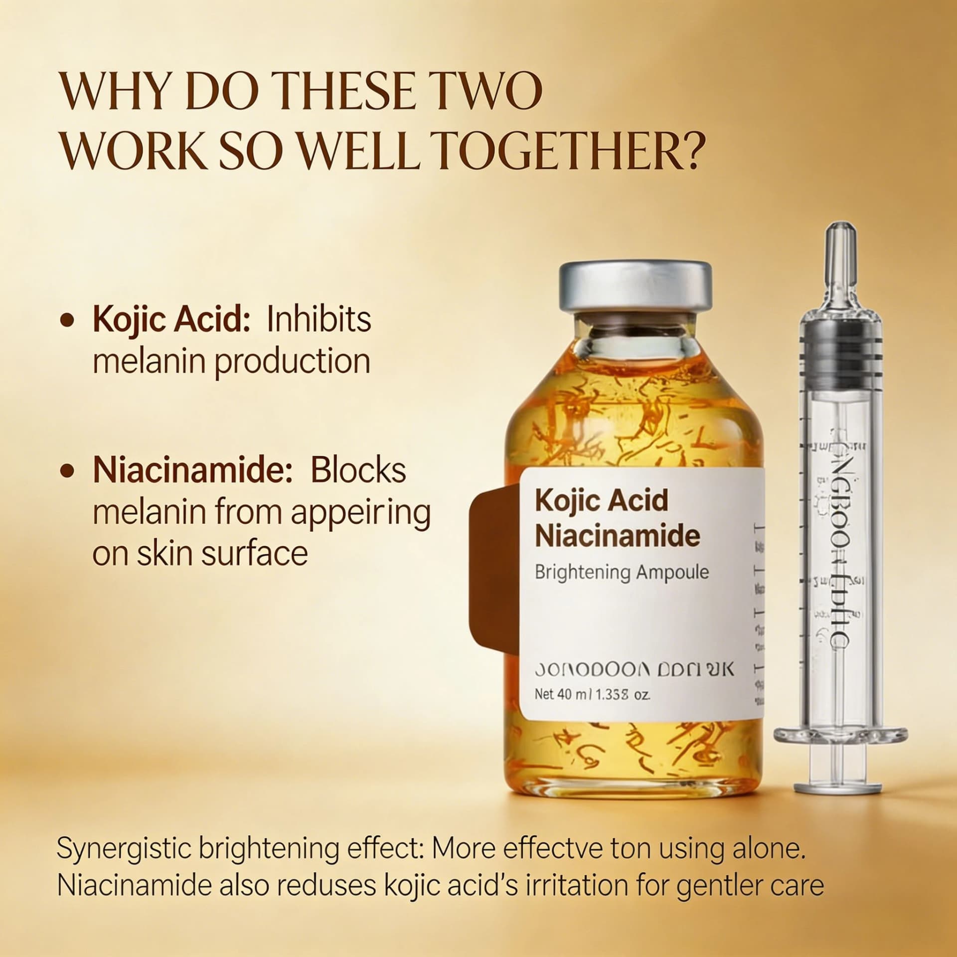 bottles of kojic acid niacinamide brightening serum — image 4