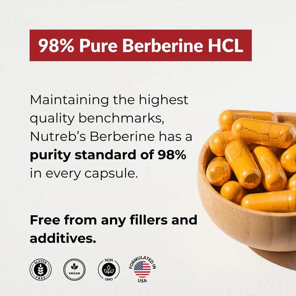 Berberine HCl supplement bottle — image 6