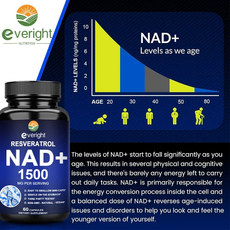 NAD+ cell booster supplement bottle — image 4