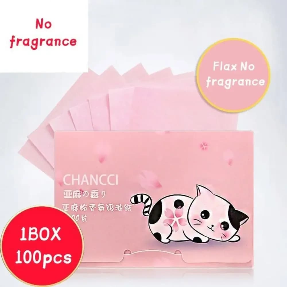 green tea facial oil absorbing paper sheets — image 7