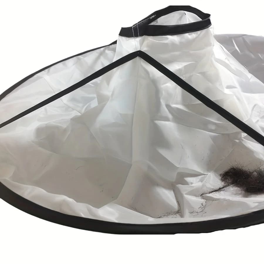 non‑stick hairdressing cloak with adjustable neck wrap — image 5