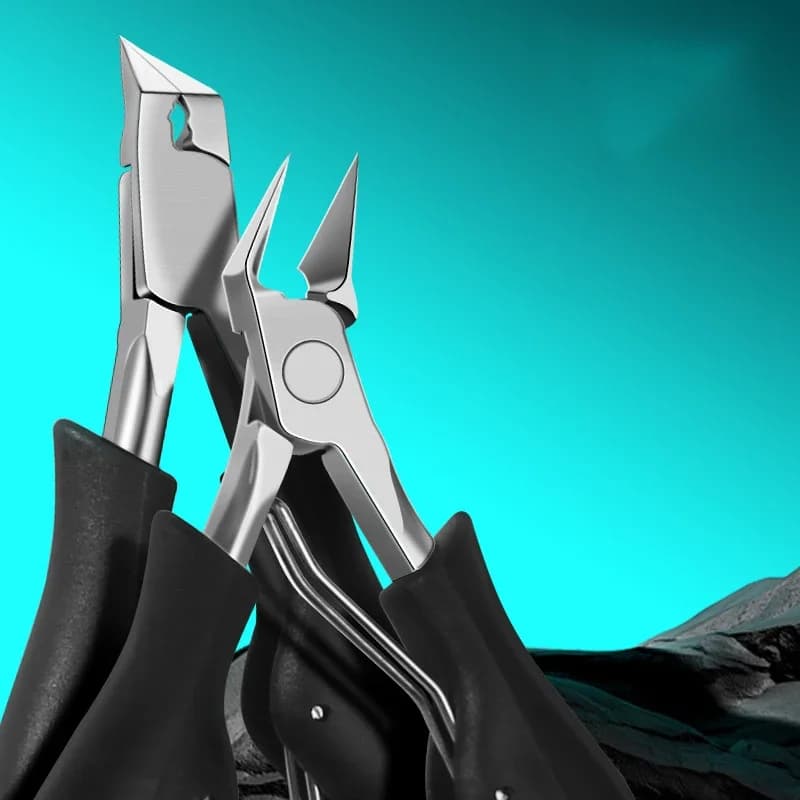 Sharp stainless steel ingrown toenail and cuticle nipper — image 3