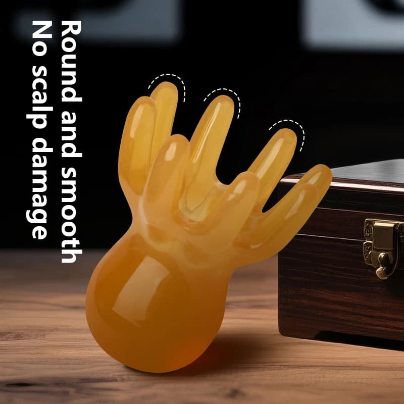 Octopus-shaped resin scalp massage comb — image 3