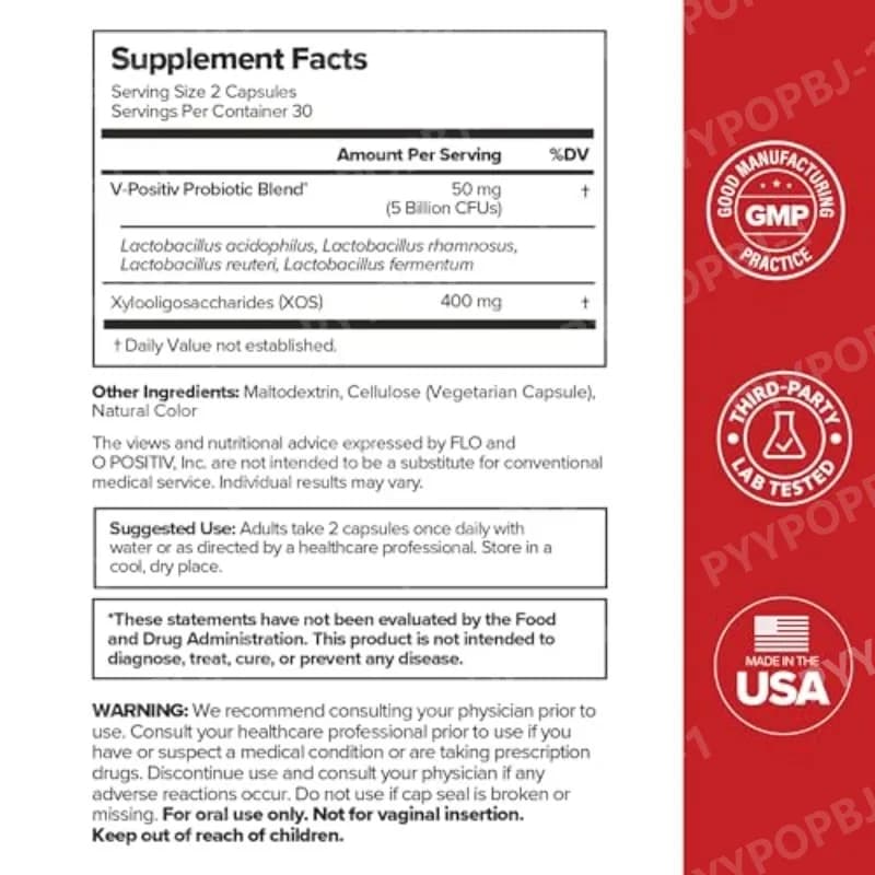 Women's probiotic capsules bottle — image 6