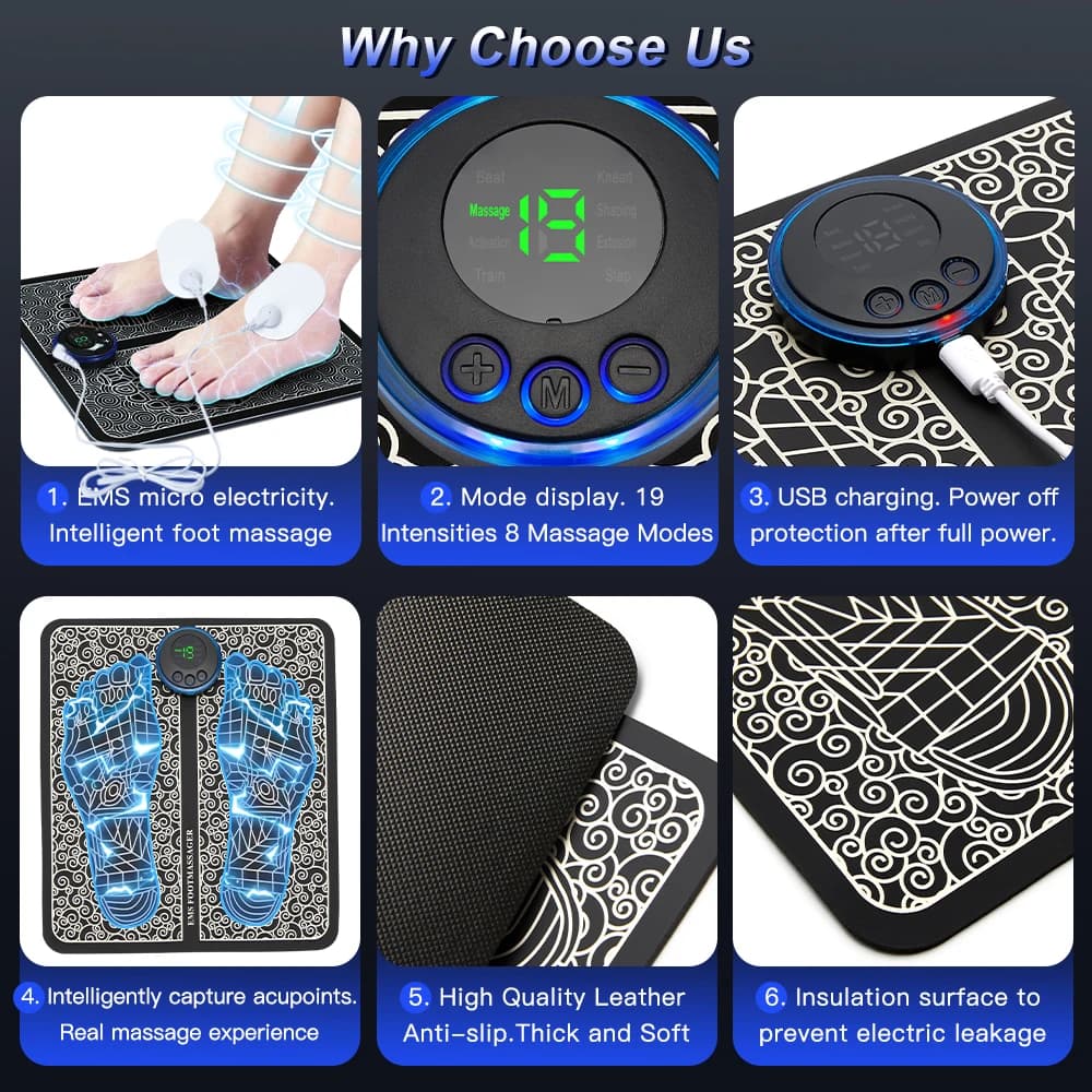EMS foot massage pad — image 5