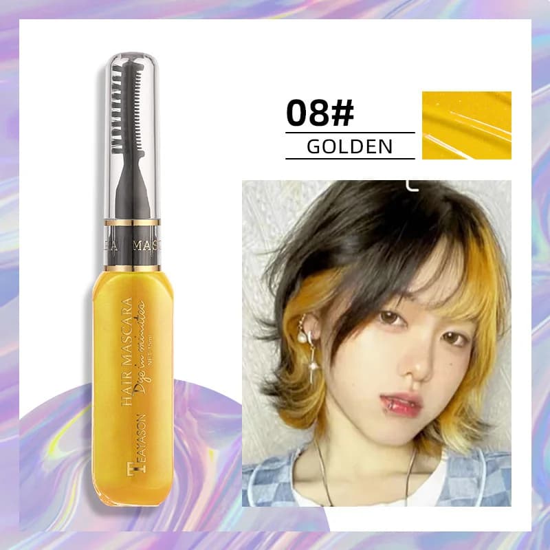disposable colored hair mascara with multiple shades — image 8