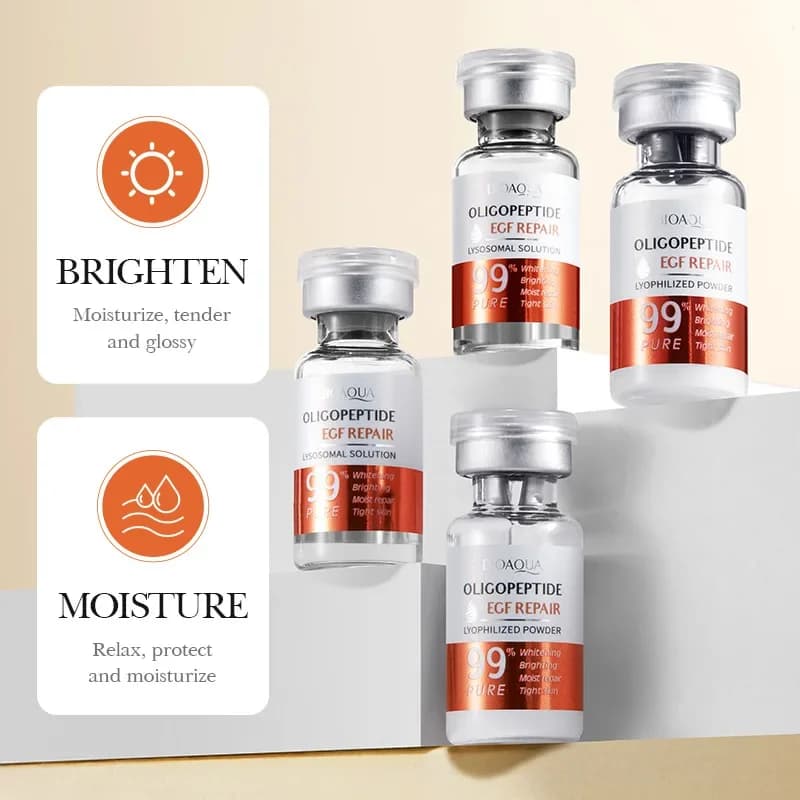 freeze-dried oligopeptide skin repair powder set — image 3