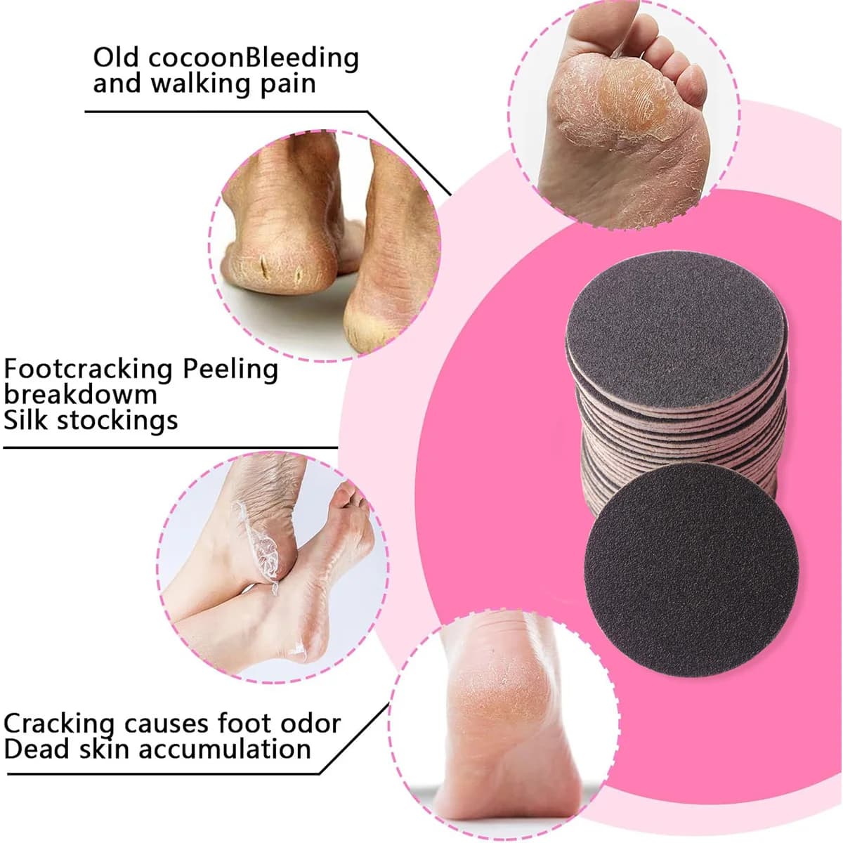 foot dead skin sandpaper for electric nail file — image 5