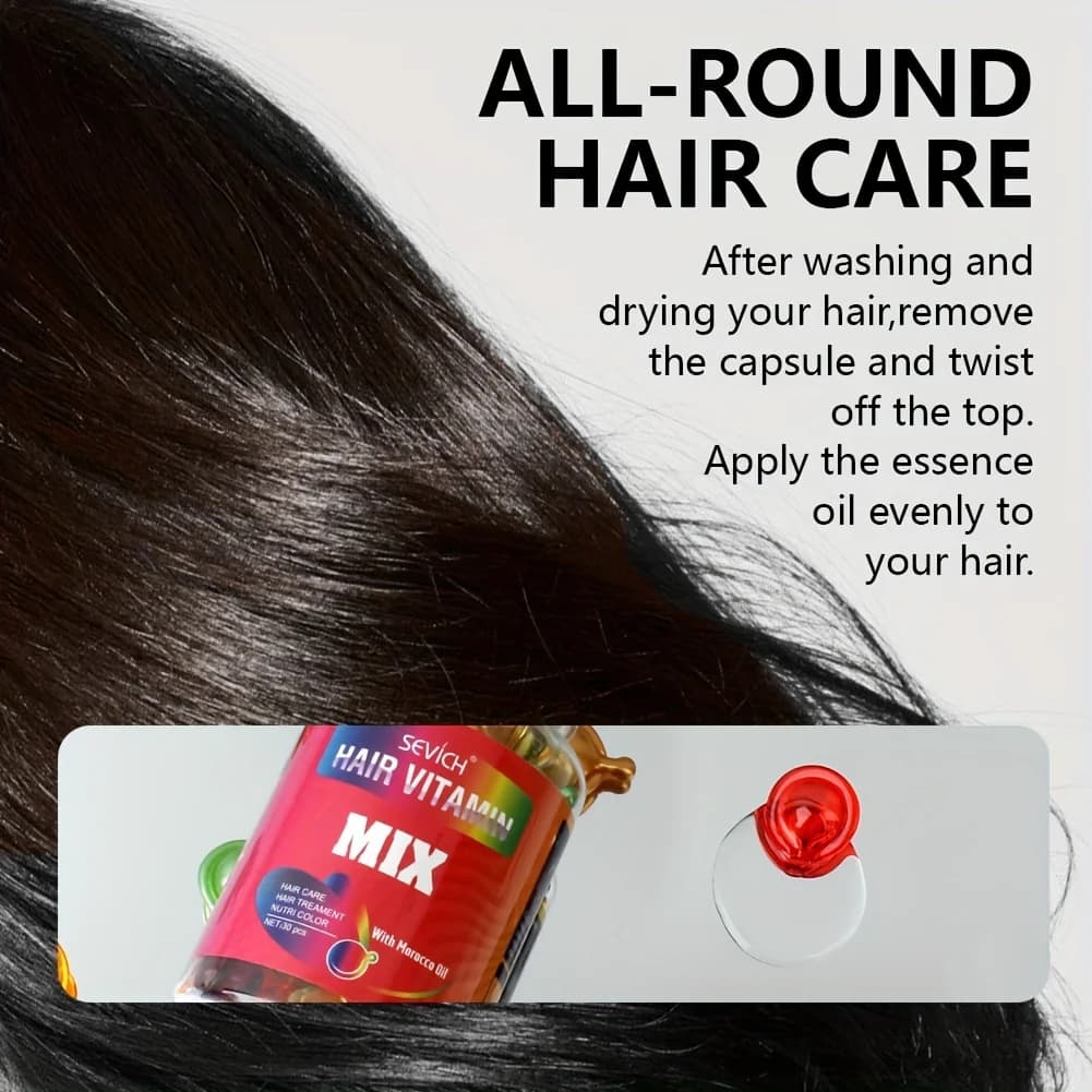 hair loss vitamin and keratin oil capsules — image 3