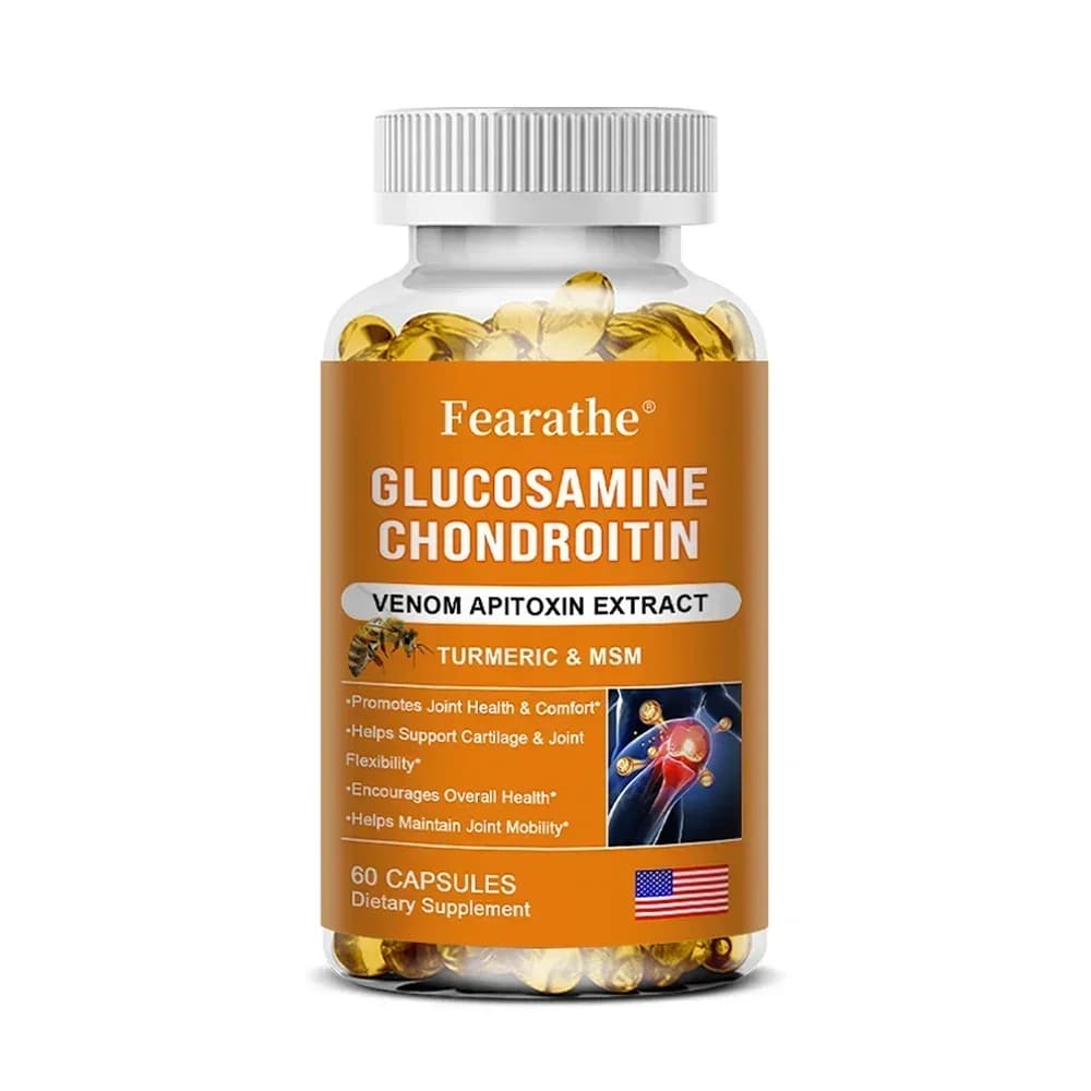 bottles of glucosamine chondroitin MSM turmeric capsules — image 8