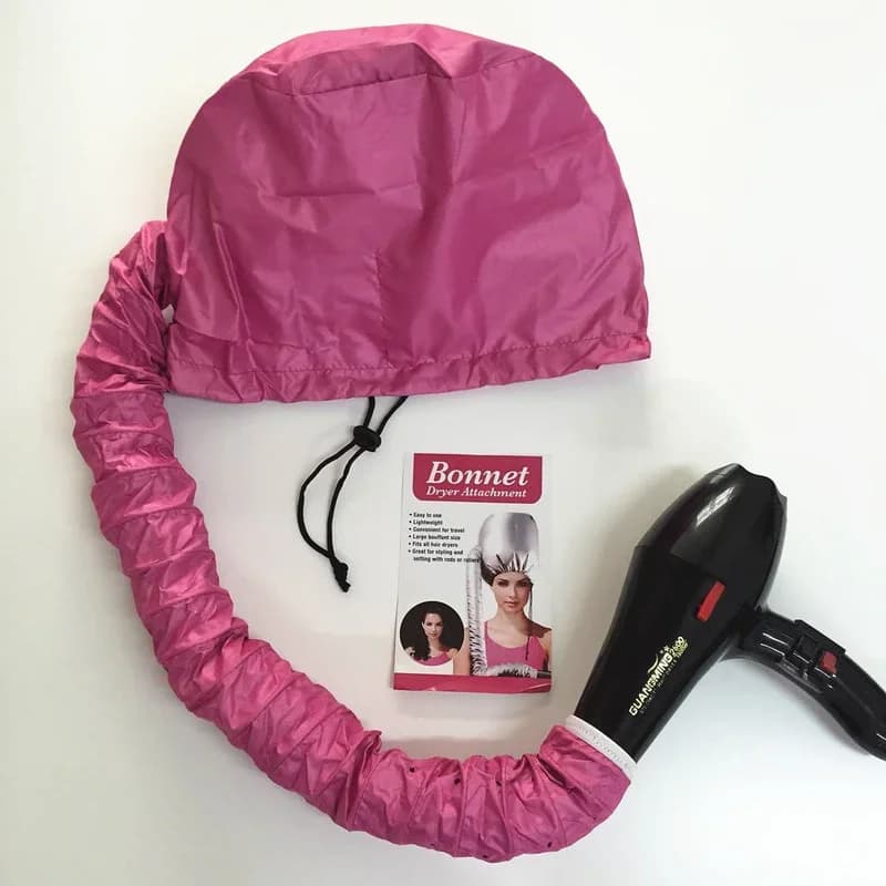 portable hair dryer cap with diffuser — image 3