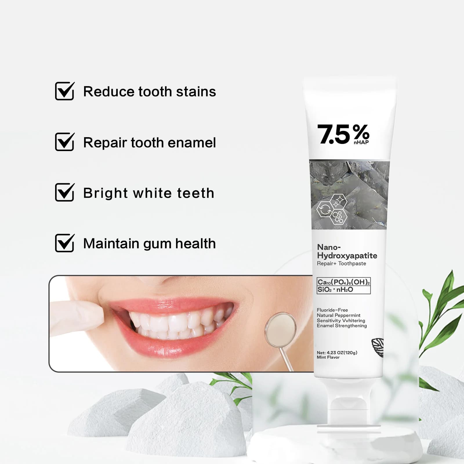tube of nano hydroxyapatite toothpaste — image 3
