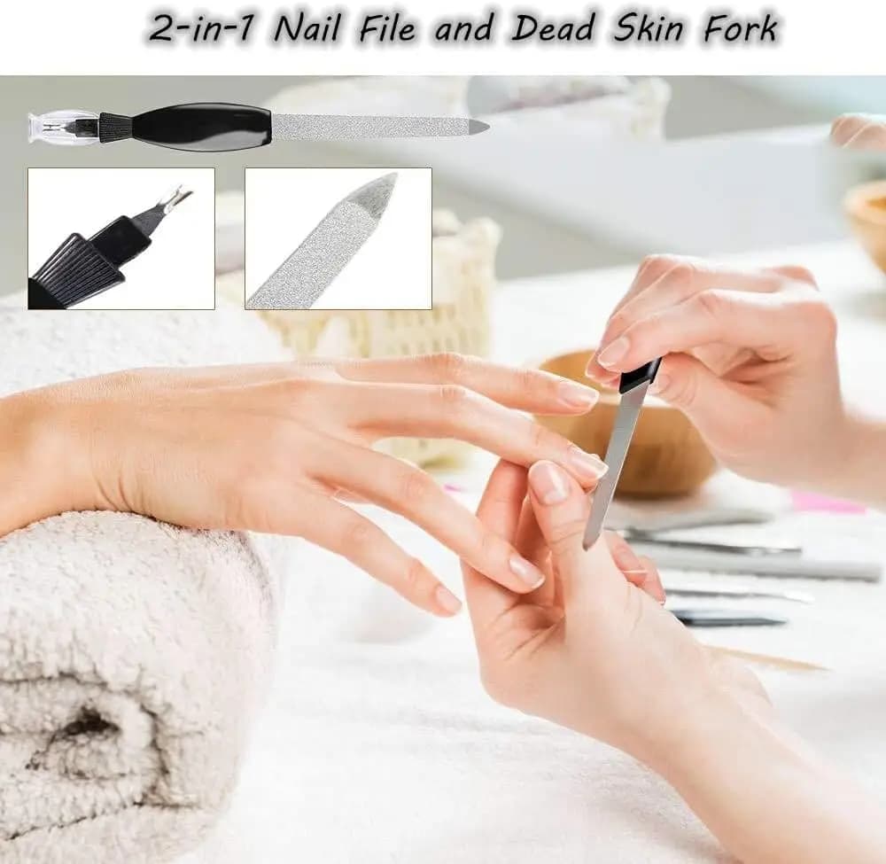 Stainless steel pedicure tool set — image 5