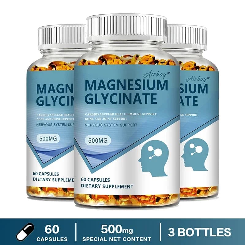 bottle of magnesium glycinate supplement — image 8