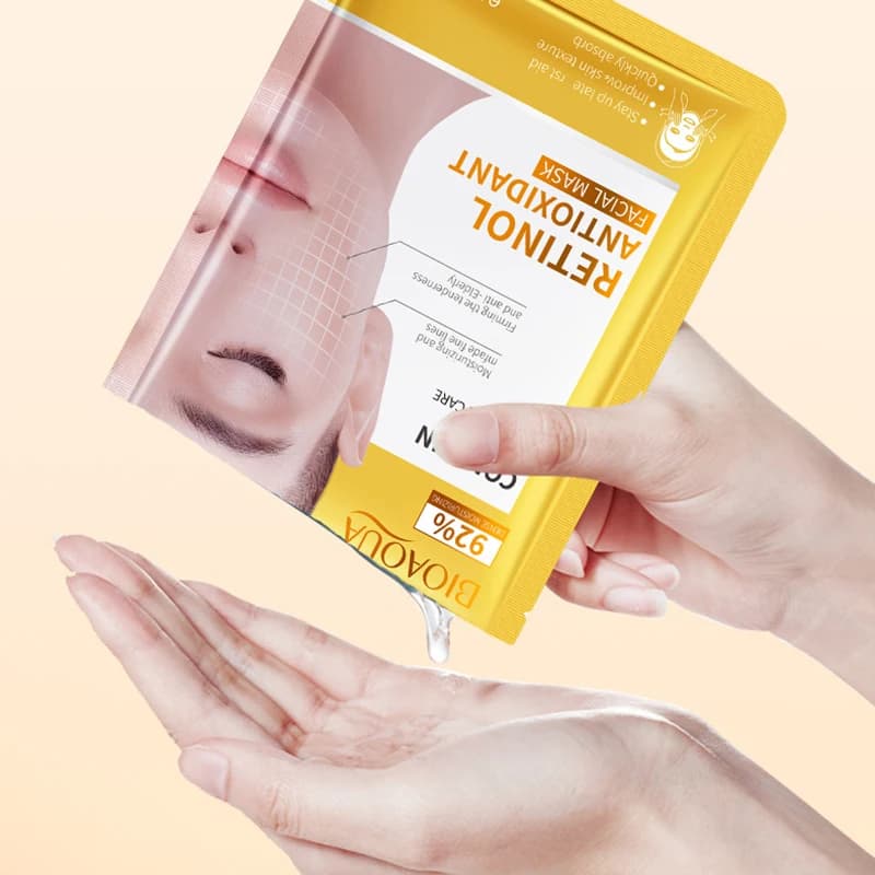 Bioaqua retinol collagen facial mask pack — image 3