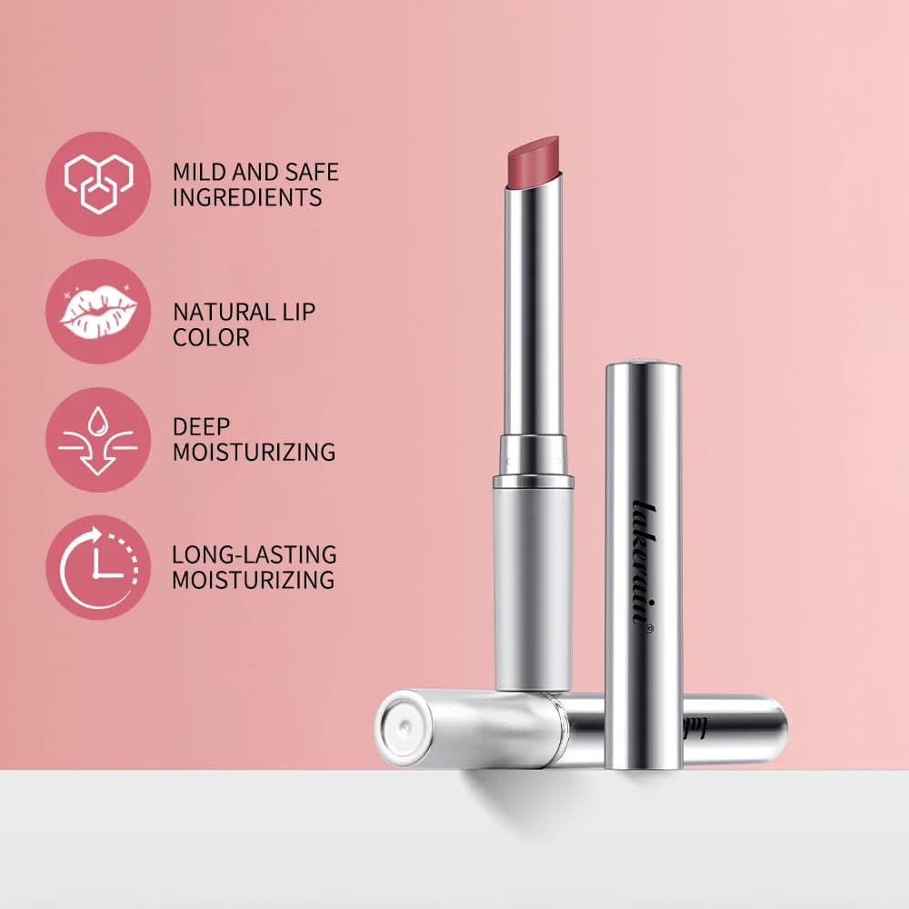 Honey pink tinted lip balm tube — image 2