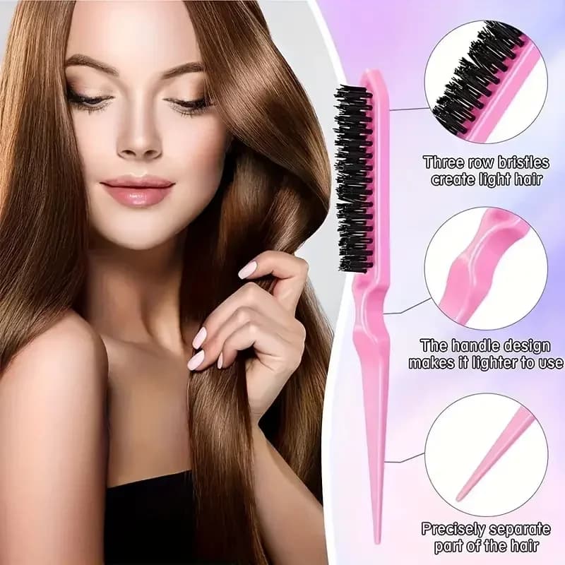 six-piece hair brush set with spray bottle — image 4