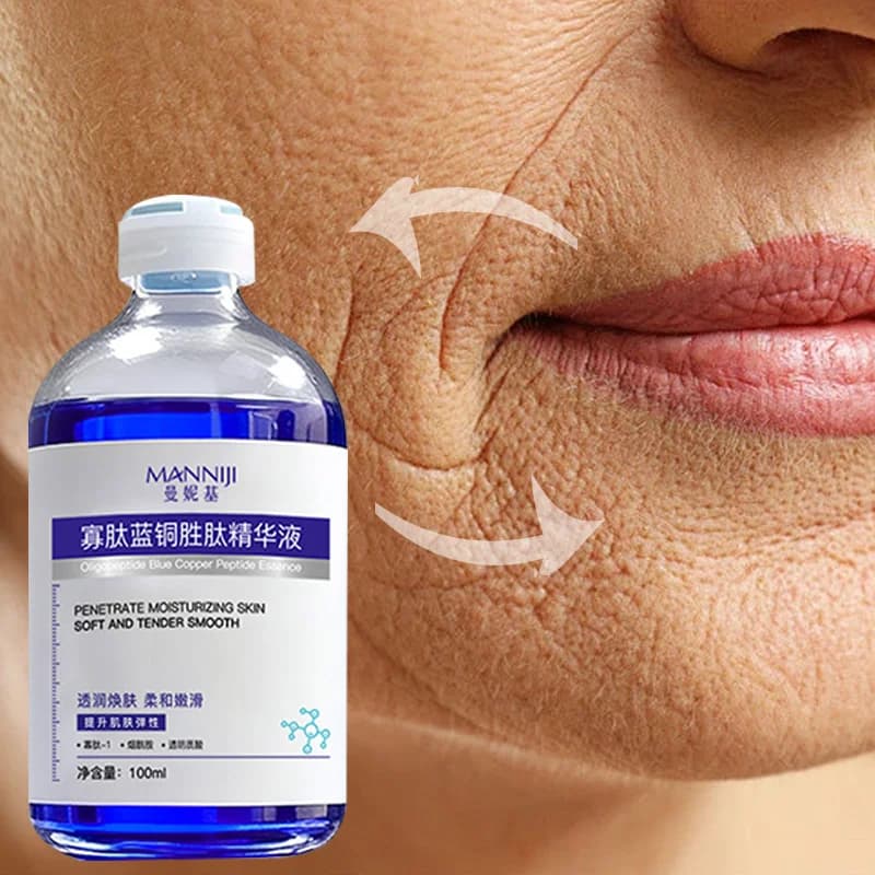 blue copper peptide facial serum bottle — image 1