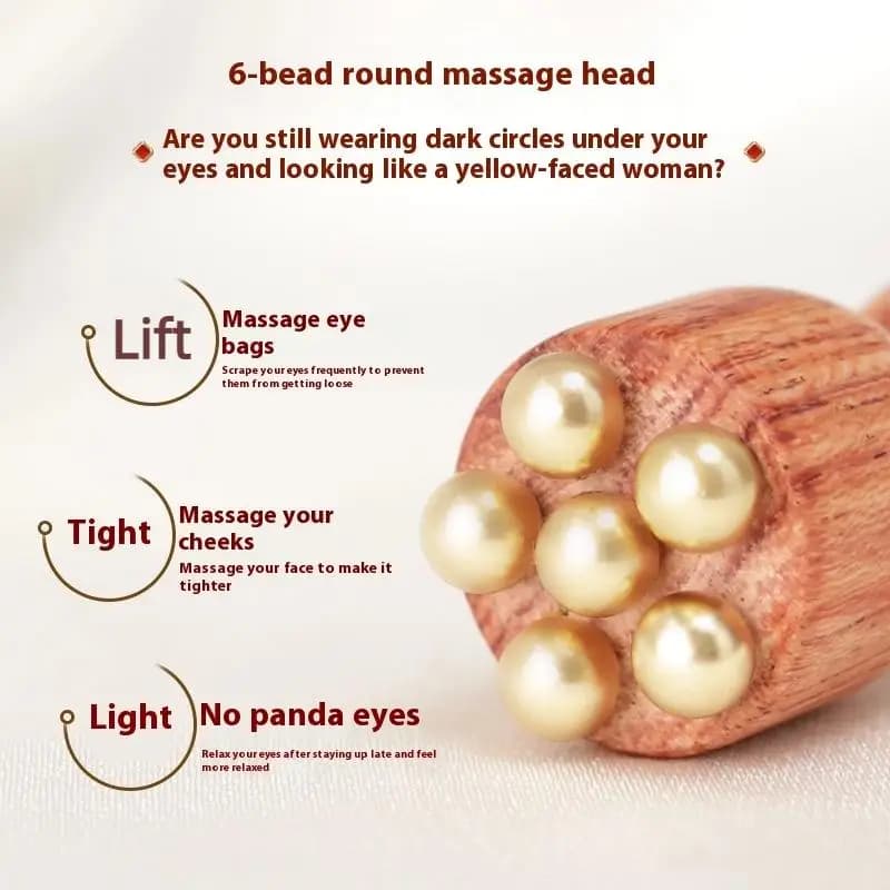 Lotus brass eye massage stick — image 5