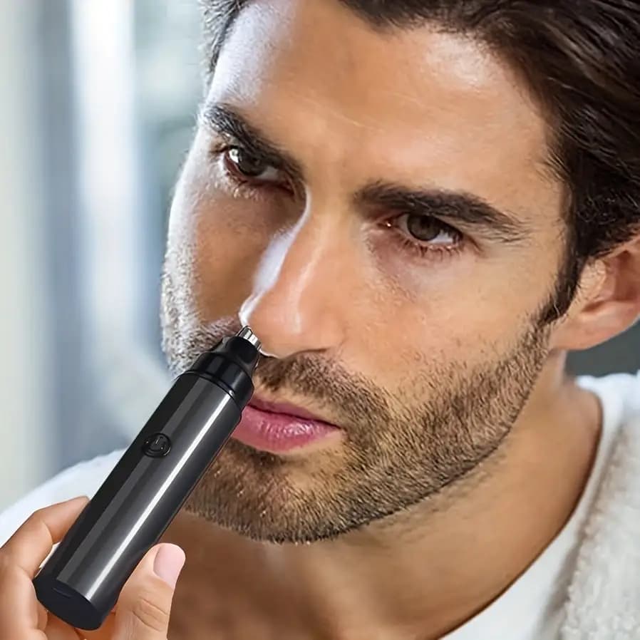 rechargeable nose hair trimmer — image 2