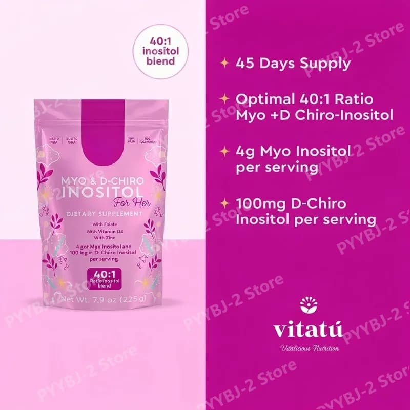 Myo & D‑Chiro Inositol powder with folate, vitamin D3 and zinc — image 5