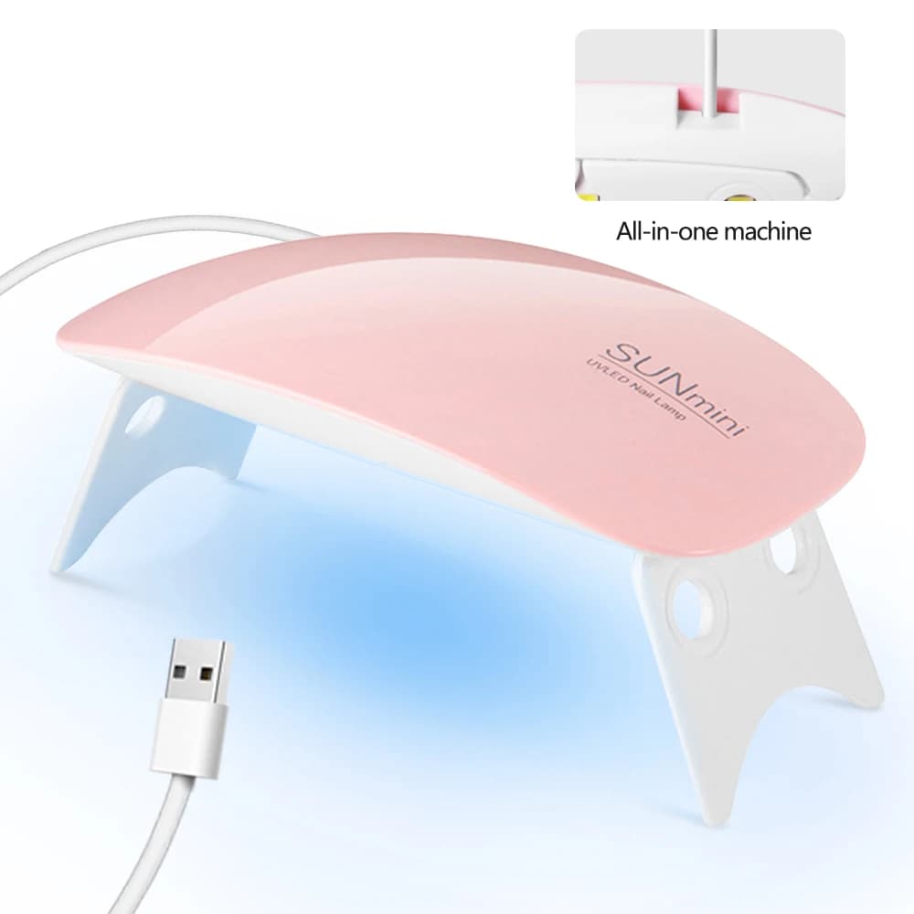 mini LED UV nail lamp with USB charger — image 8