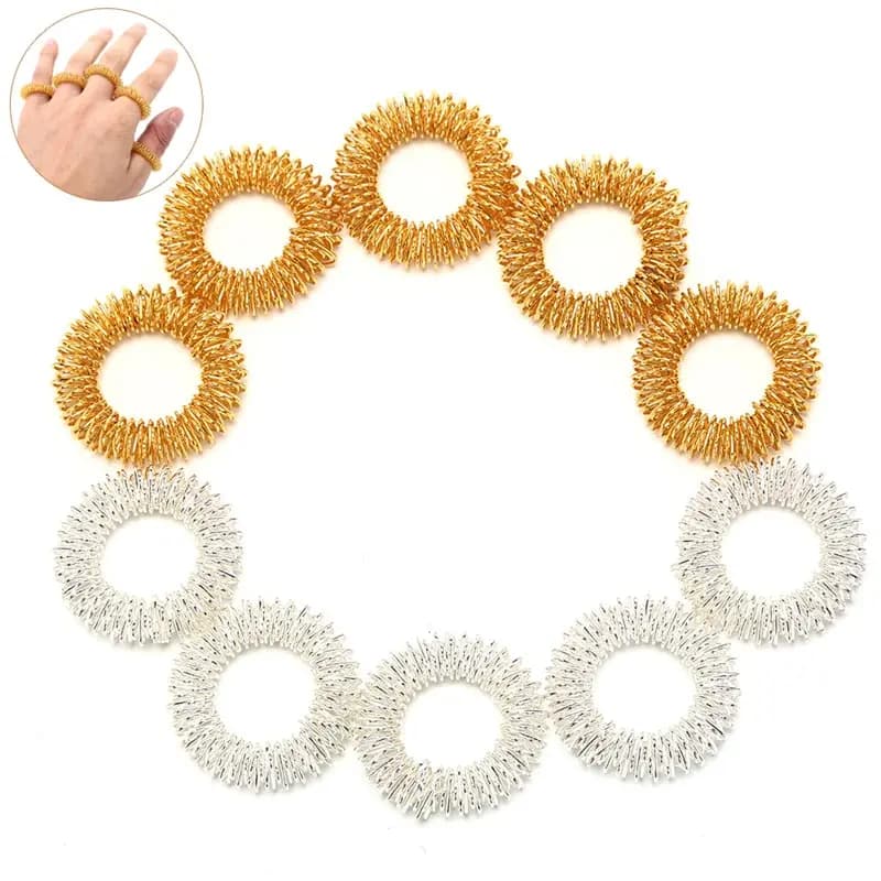 Finger Massage Ring – Acupressure Hand Massager