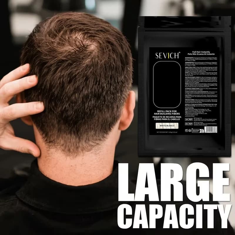 Sevich 100 g hair fibers in 10‑color blend — image 3