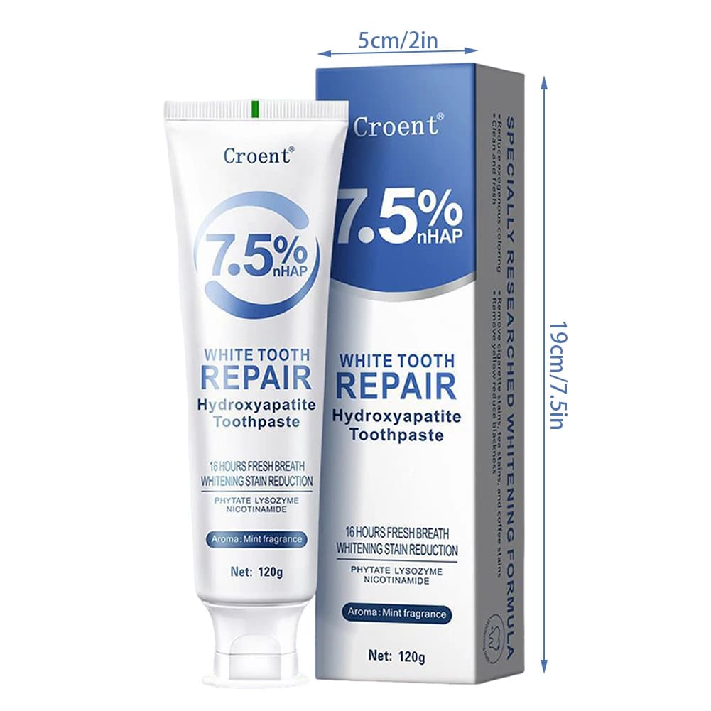 tube of hydroxyapatite toothpaste in gentle mint — image 7