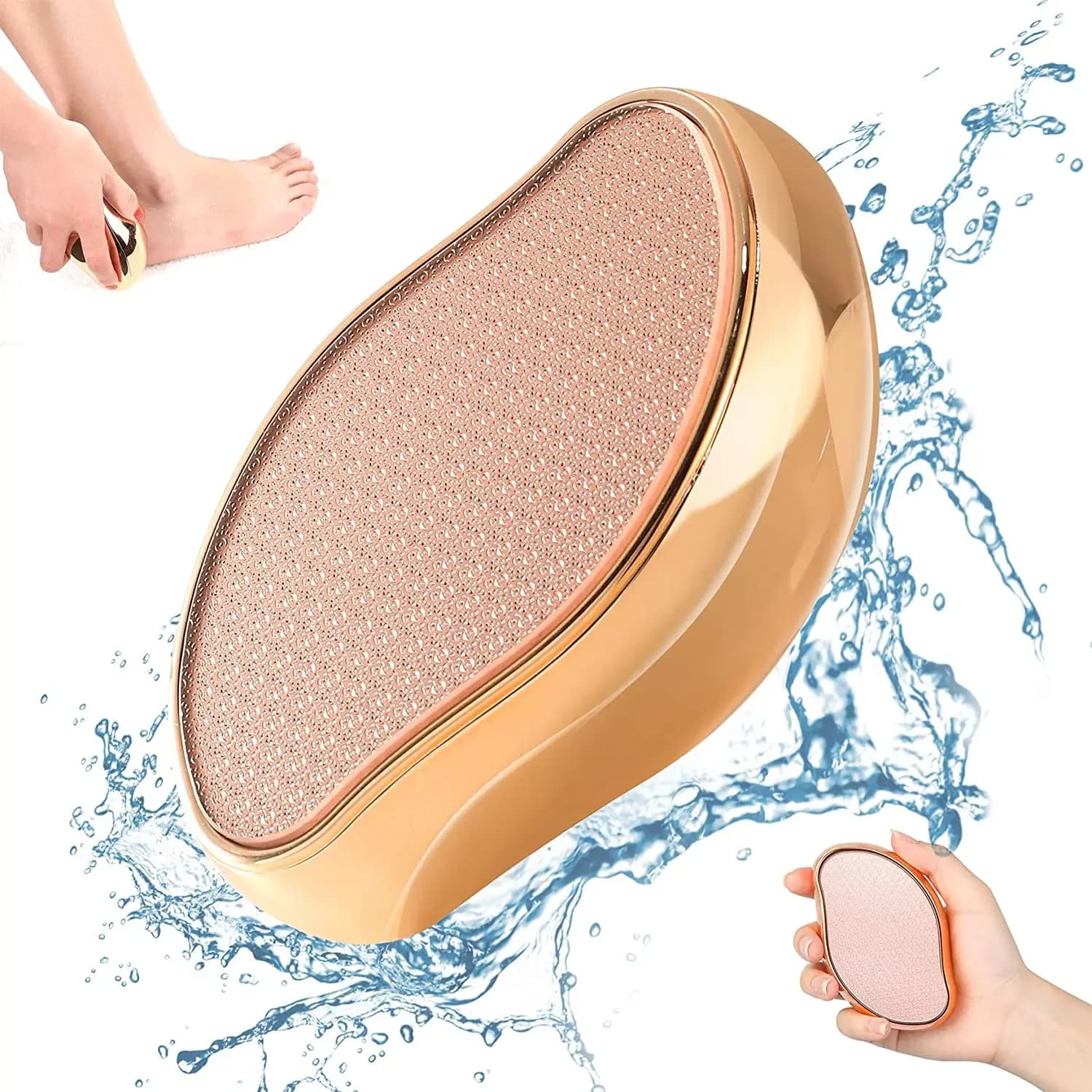 2-in-1 nano glass foot file with dual sides — image 1