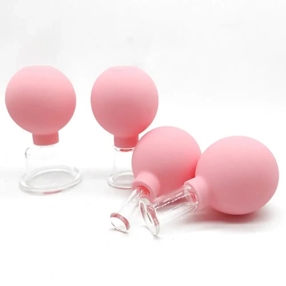 glass vacuum cupping jar for facial and body massage — image 5