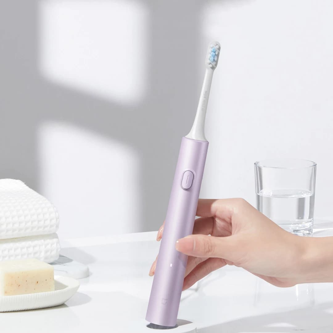 waterproof sonic electric toothbrush with brush heads — image 5