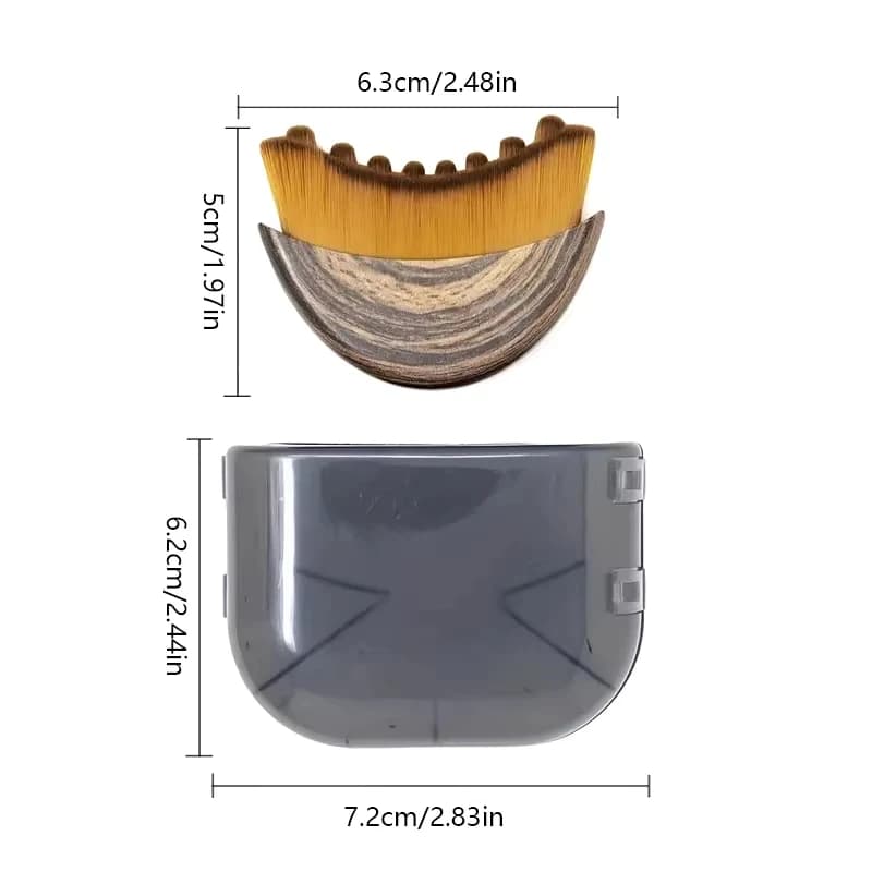 facial massage brush for chin and jawline — image 7