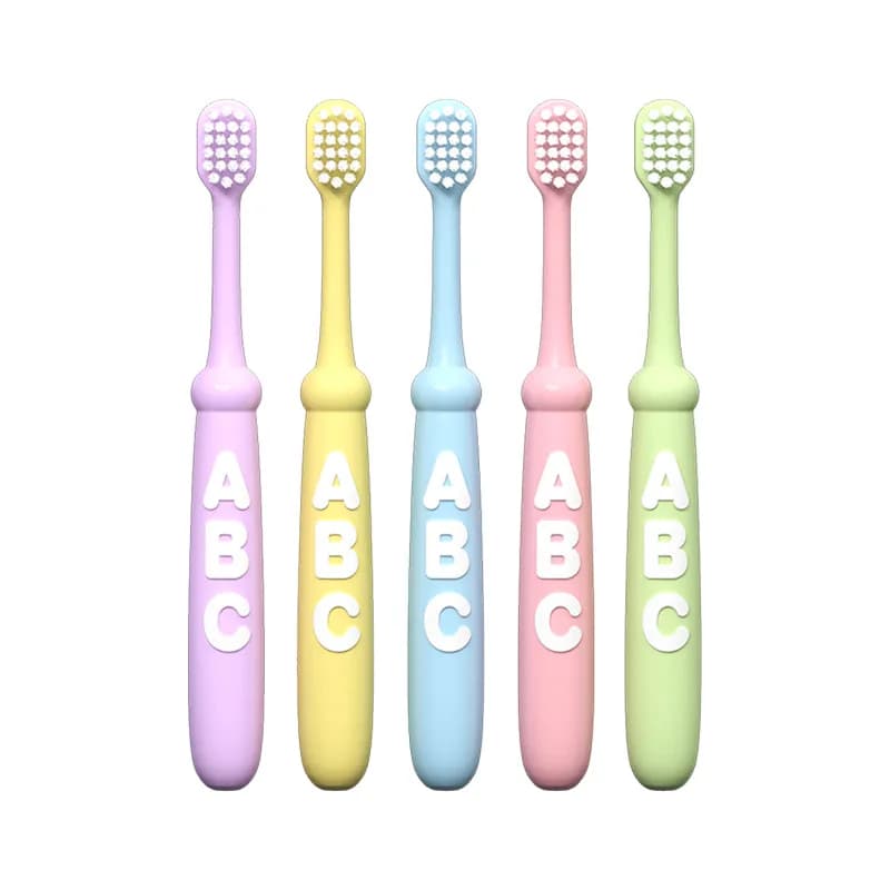 soft bristle alphabet cartoon kids toothbrush set — image 5