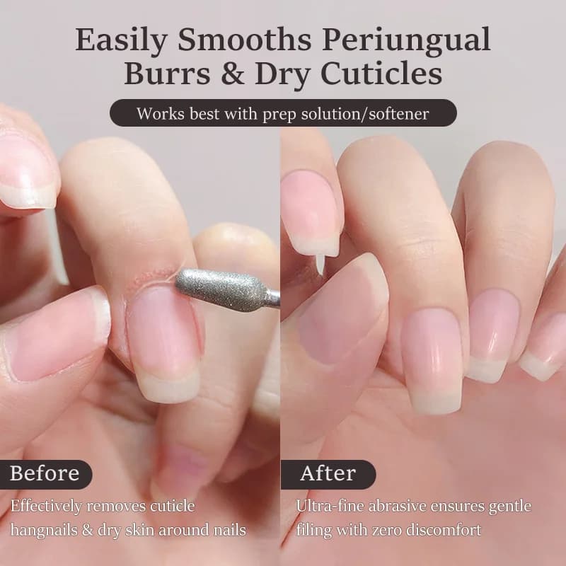 diamond sand nail file drill bit for cuticle polishing — image 3
